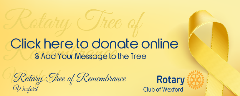 Button for donations to the Tree of Remembrance.